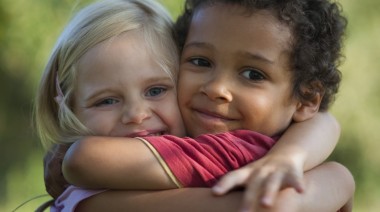 old souls - children hugging